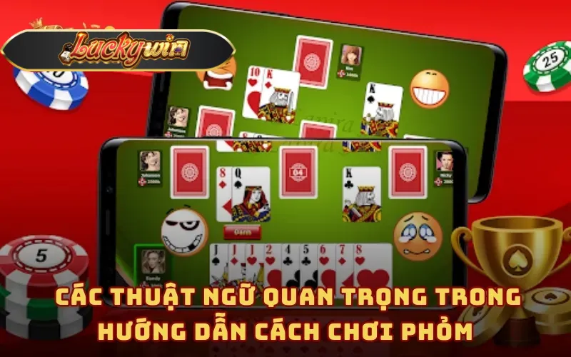  Các thuật ngữ quan trọng trong hướng dẫn cách chơi Phỏm