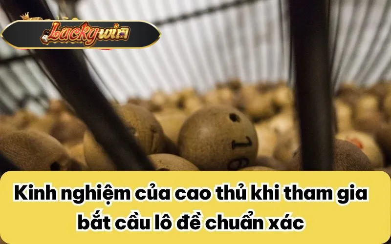 Kinh nghiệm của cao thủ khi tham gia bắt cầu lô đề chuẩn xác